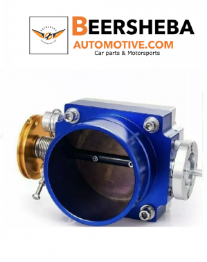 Universal Aluminium Throttle body - 90mm Alloy Custom Throttle Body BLUE 