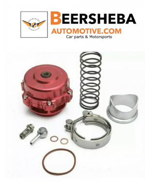 50MM BOV Blow off Valve 50MM Billet Aluminum Spring /Flange RED 